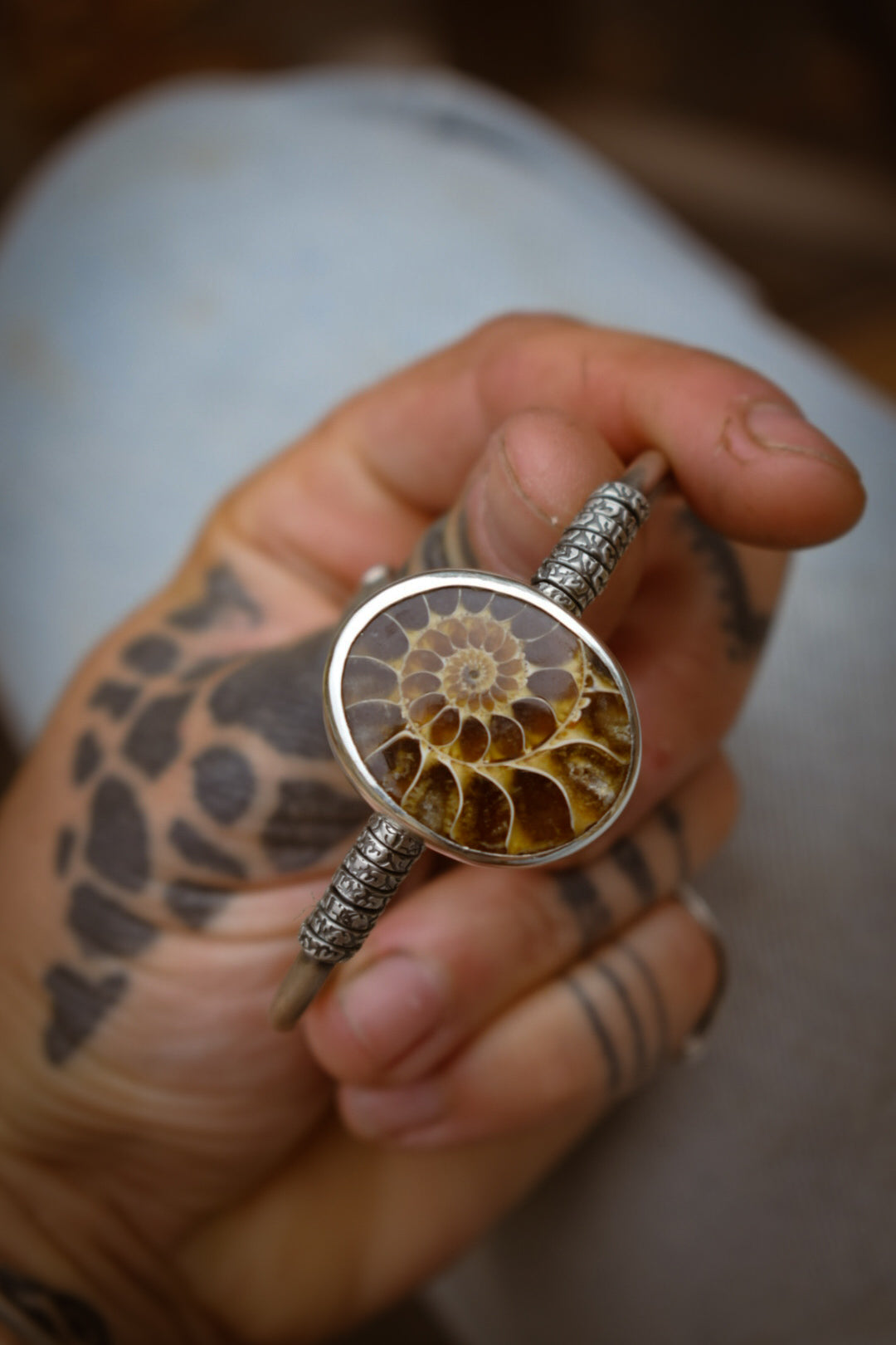 ORGANIQUE - Bracelet Ammonite