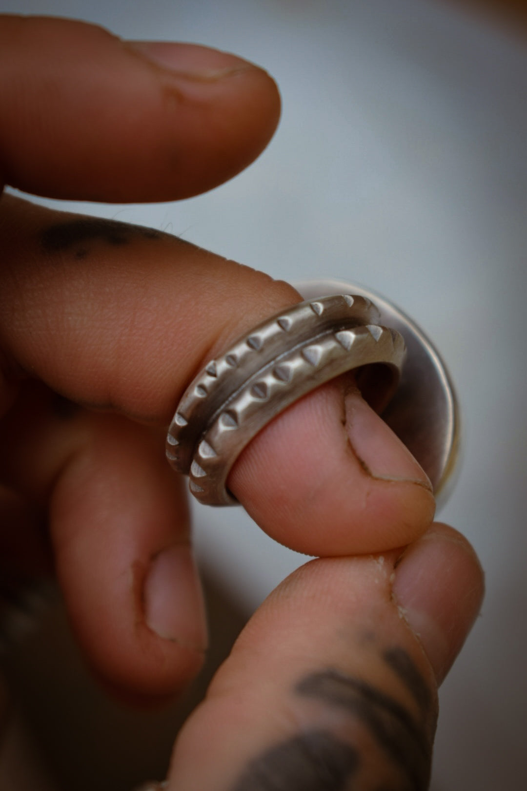 ORGANIQUE - Bague Ammonite T56