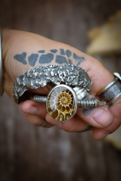 ORGANIQUE - Bracelet Ammonite