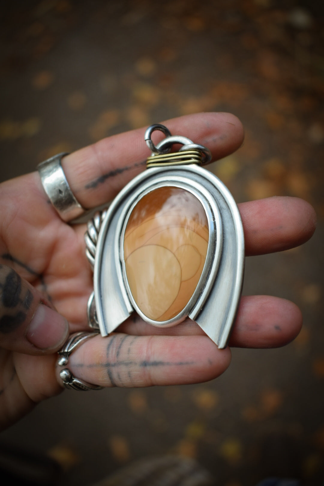 DÉSERT - Pendentif Jaspe Bruno