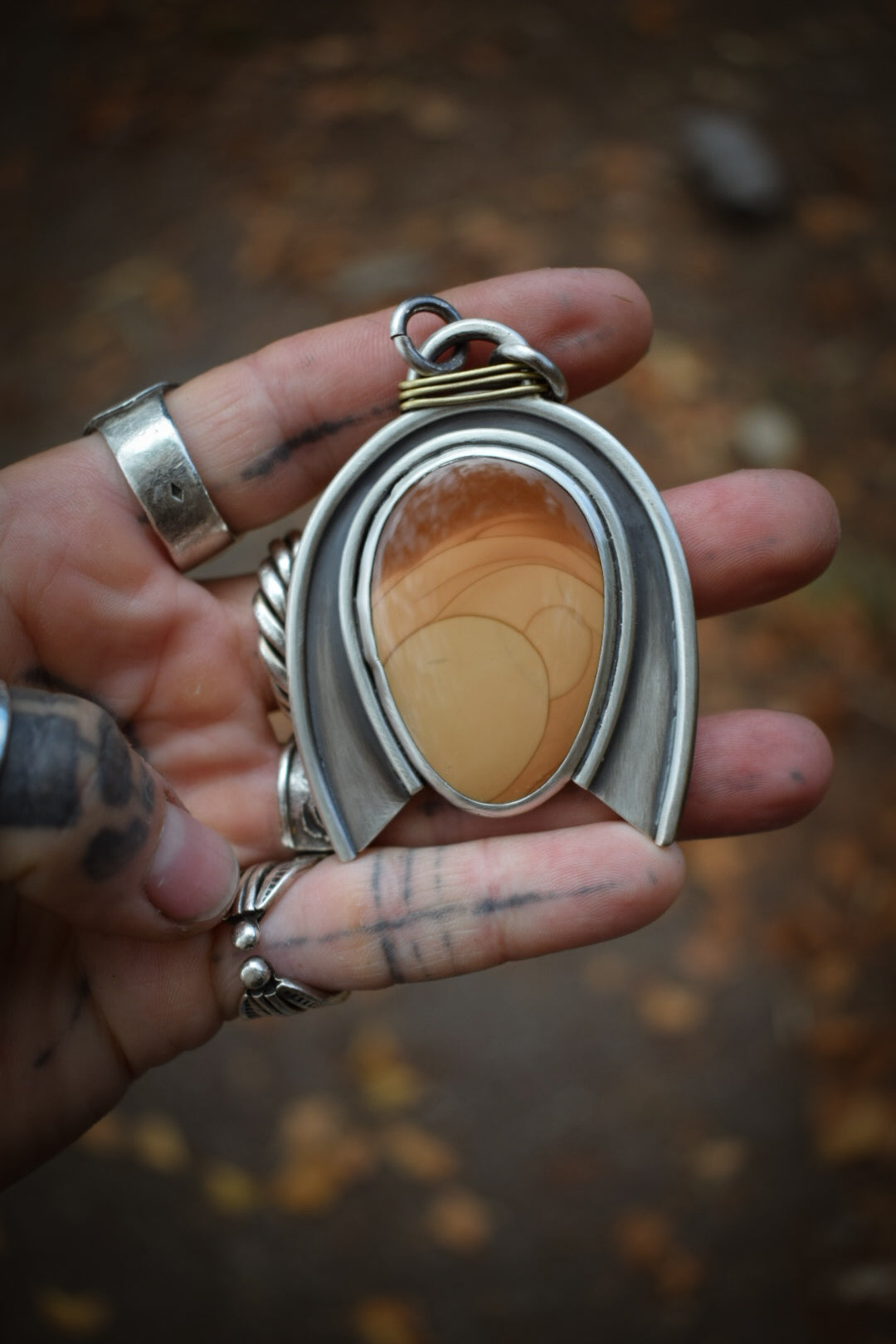 DÉSERT - Pendentif Jaspe Bruno