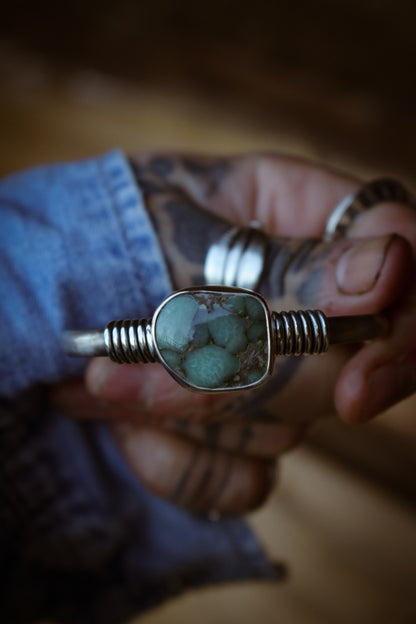 BLOOM - Bracelet en Argent & Variscite Desert Bloom