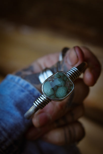 BLOOM - Bracelet en Argent & Variscite Desert Bloom