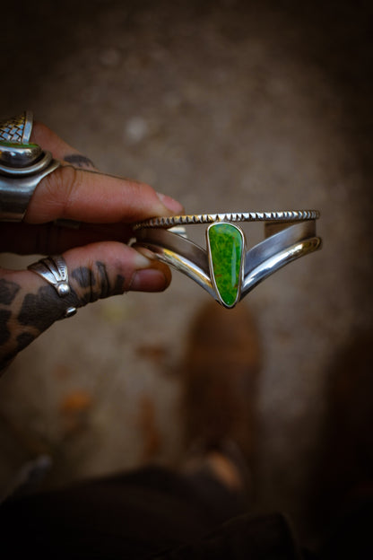 MANHATTAN - Bracelet en Argent & Turquoise Manhattan Green