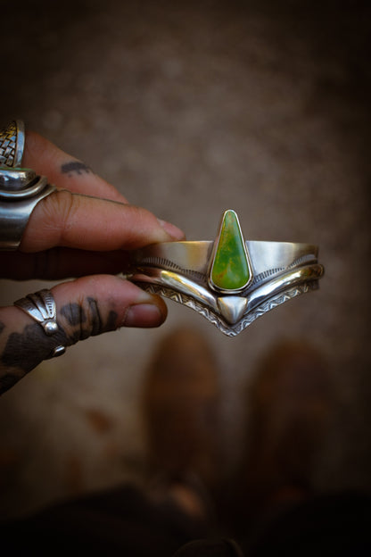 MANHATTAN - Bracelet en Argent & Turquoise Manhattan Green