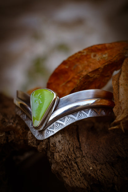 MANHATTAN - Bracelet en Argent & Turquoise Manhattan Green