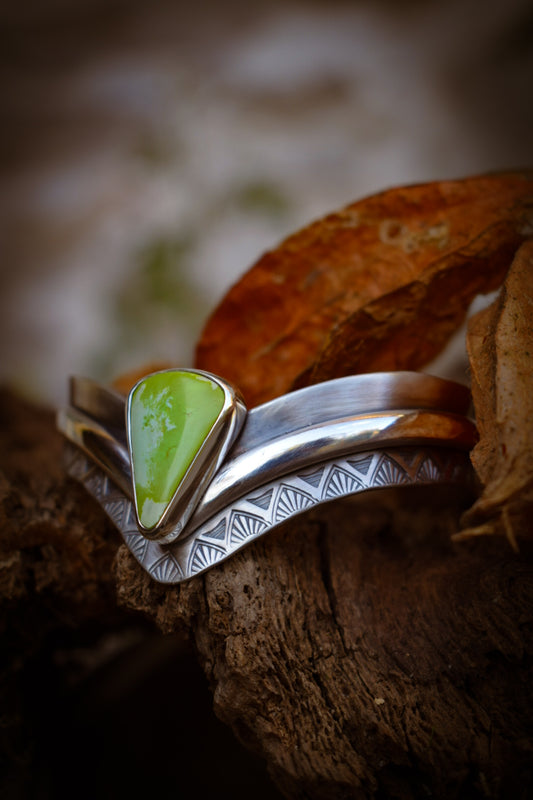 MANHATTAN - Bracelet en Argent & Turquoise Manhattan Green