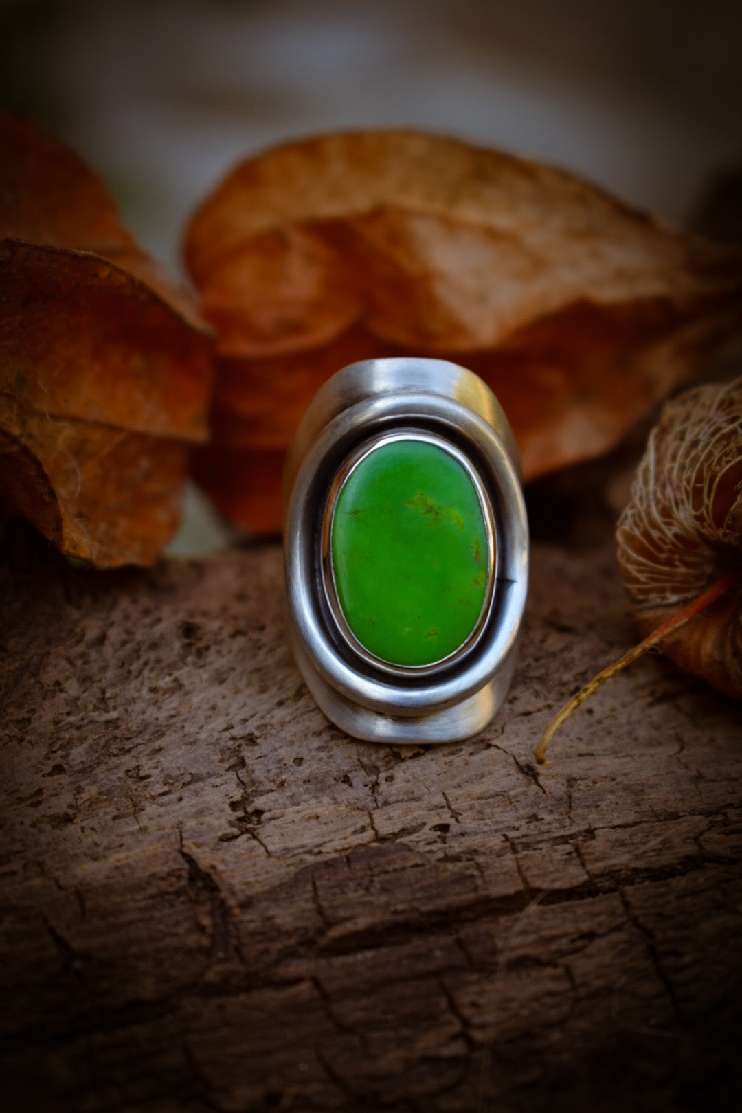 MANHATTAN - Bague T53 en Argent & Turquoise Manhattan Green