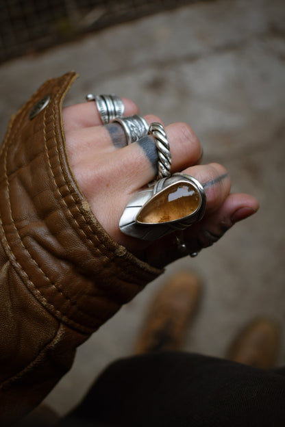 IMPÉRIALE - Bague réglable Topaze Impériale
