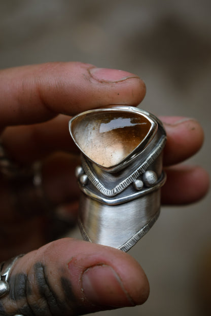 IMPÉRIALE - Bague réglable Topaze Impériale