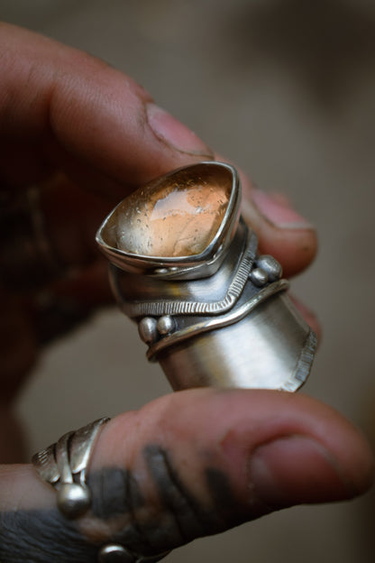 IMPÉRIALE - Bague réglable Topaze Impériale