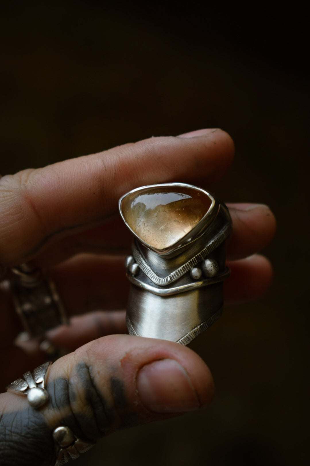 IMPÉRIALE - Bague réglable Topaze Impériale