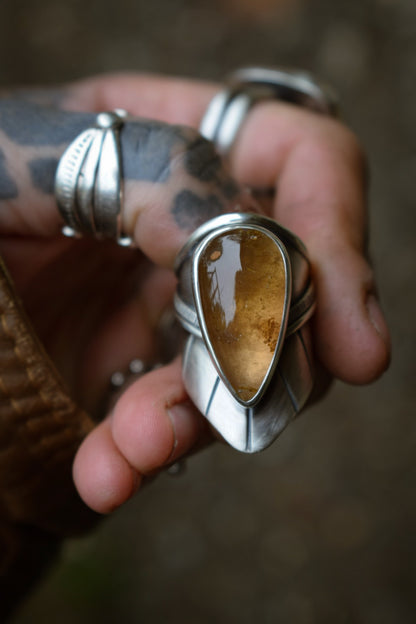 IMPÉRIALE - Bague réglable Topaze Impériale