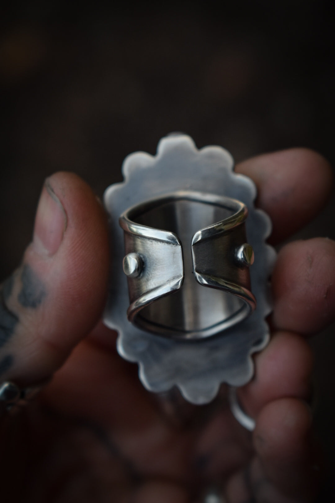 GLACIAL - Bague en Argent & Péristérite