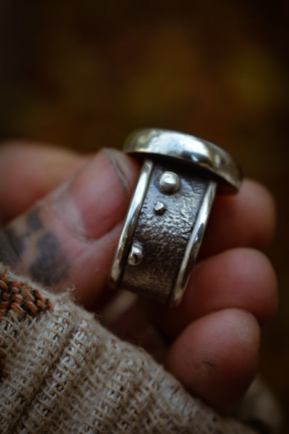 ROYSTON - Bague T56,5 en Argent & Turquoise Royston