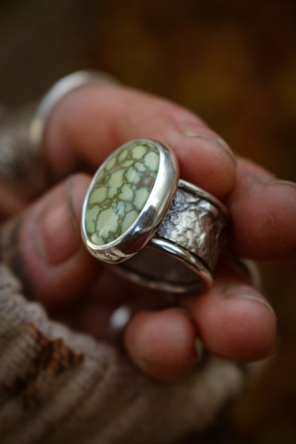 DAMALE - Bague T54 en Argent & Variscite Damale