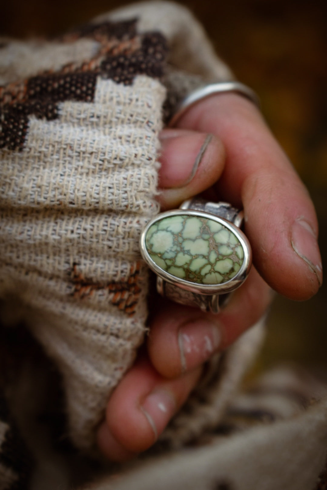 DAMALE - Bague T54 en Argent & Variscite Damale