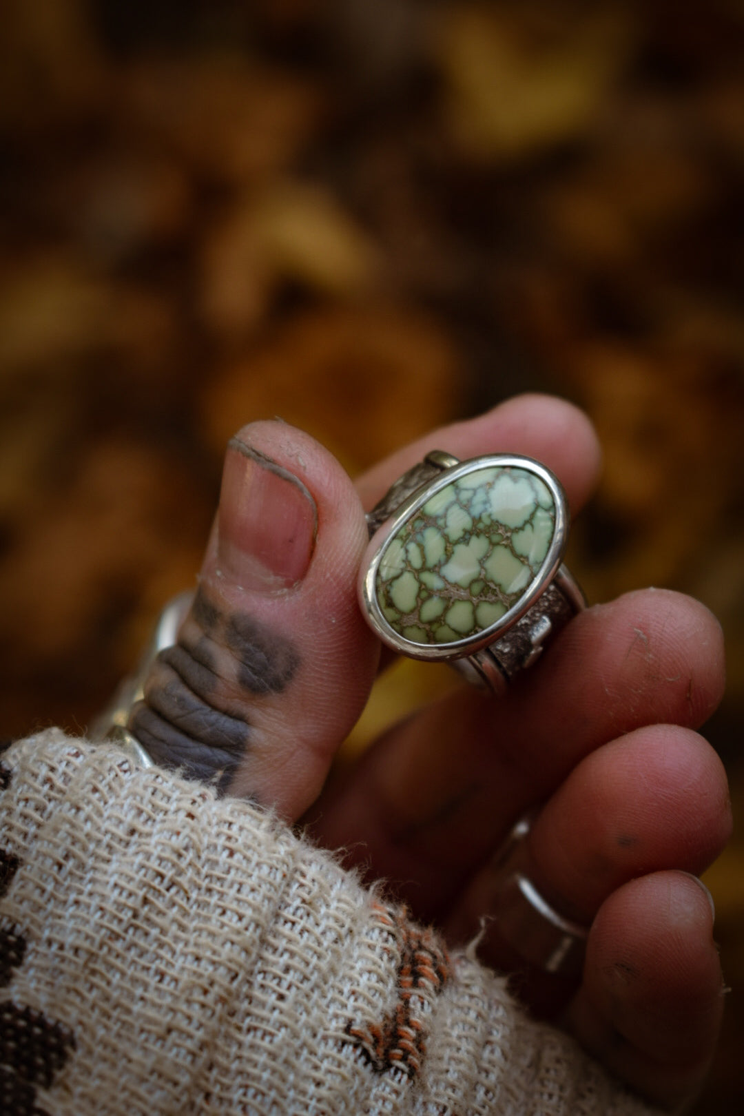 DAMALE - Bague T54 en Argent & Variscite Damale