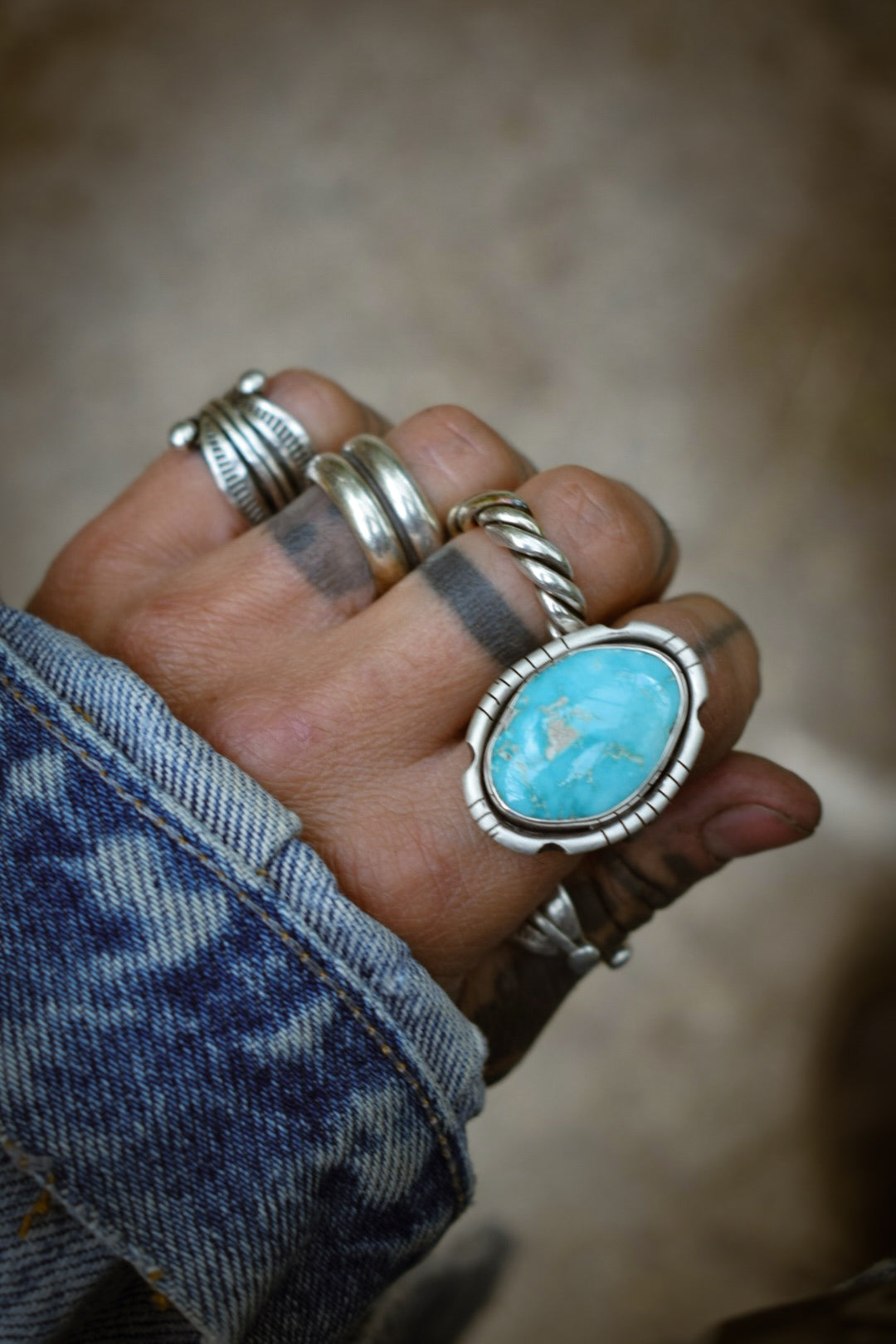 FOX - Bague T57 Turquoise Fox