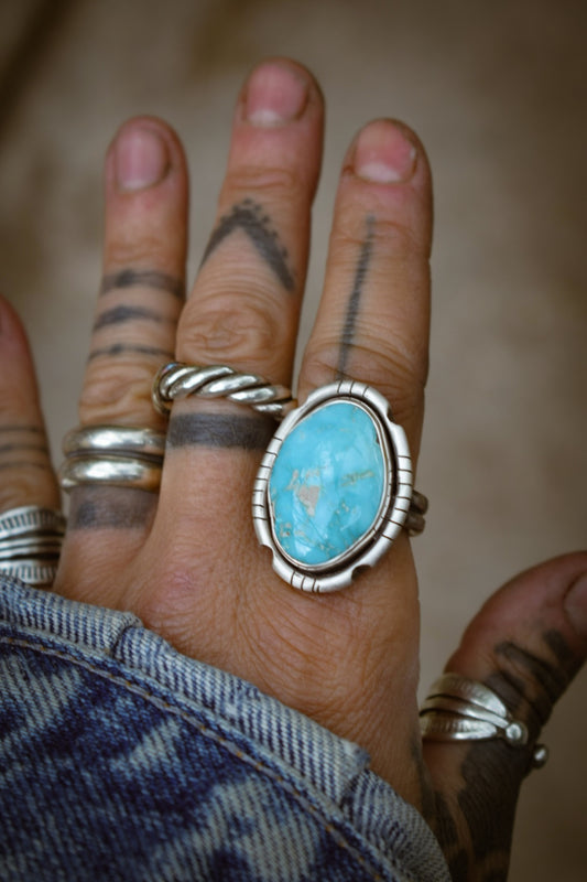 FOX - Bague T57 Turquoise Fox