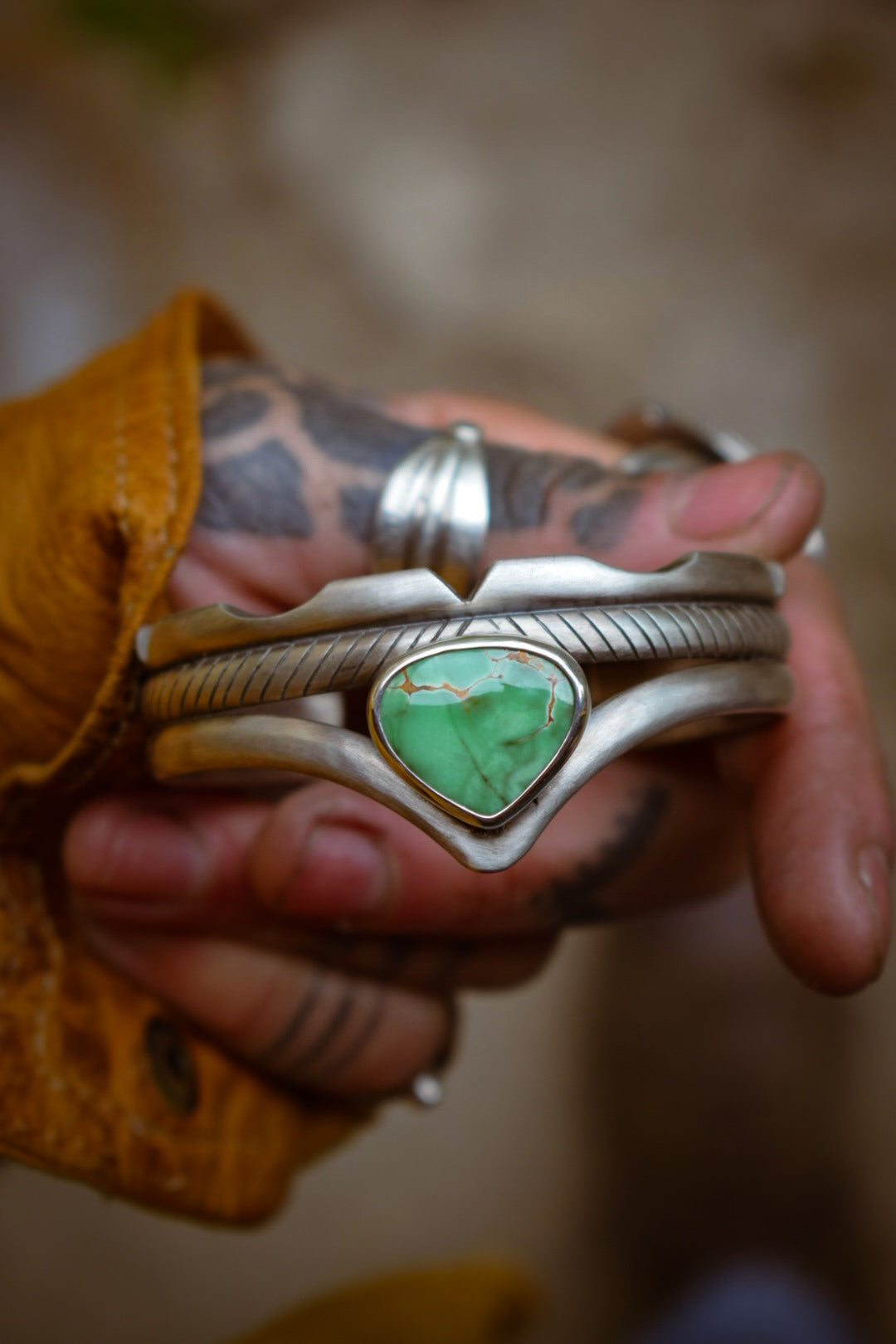 STARGATE - Bracelet Variscite Woodland station