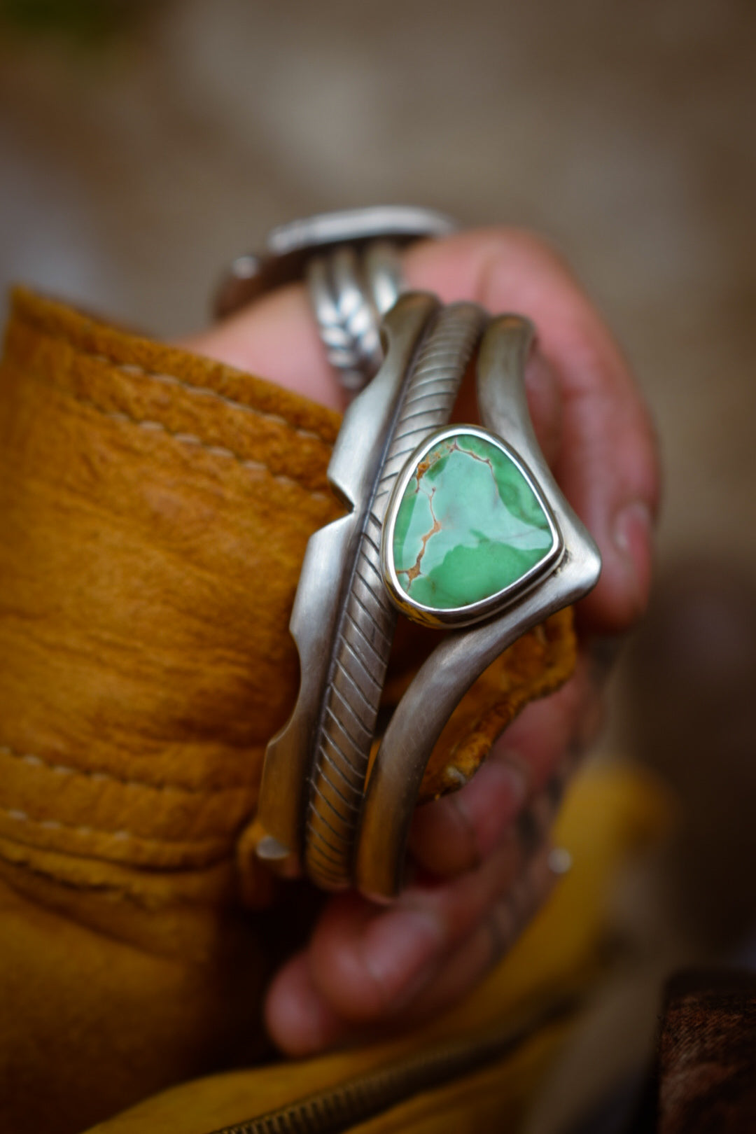 STARGATE - Bracelet Variscite Woodland station