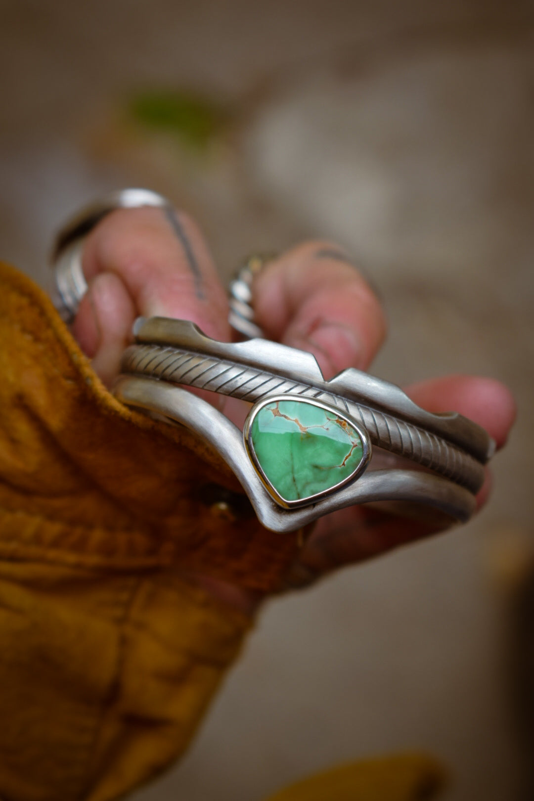 STARGATE - Bracelet Variscite Woodland station