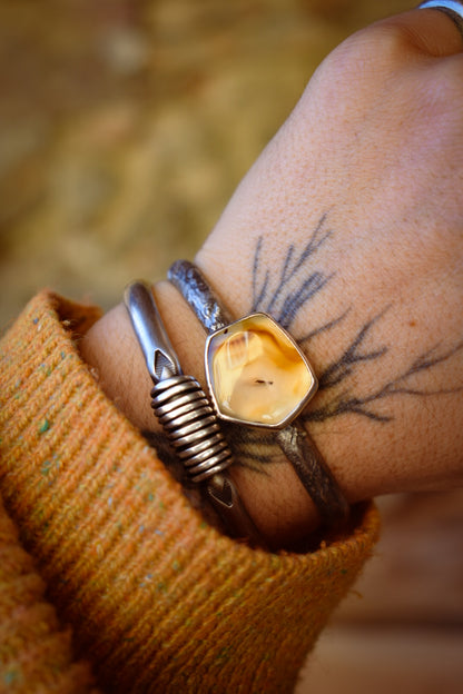 CANDYSHOP - Bracelet en Argent & Agate du Montana