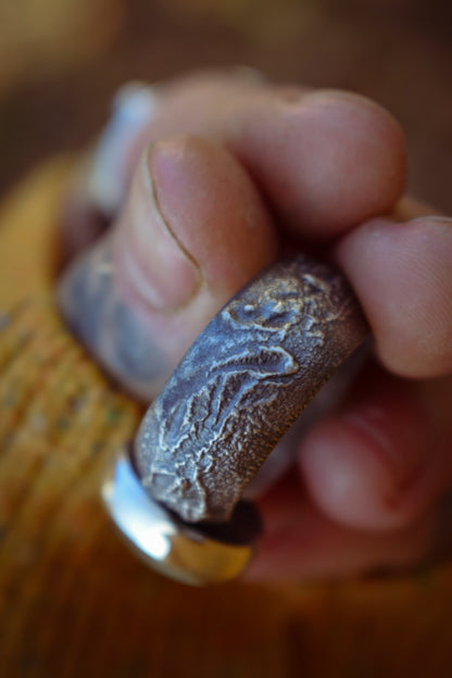 CANDYSHOP - Bague T64 en Argent & Prehnite