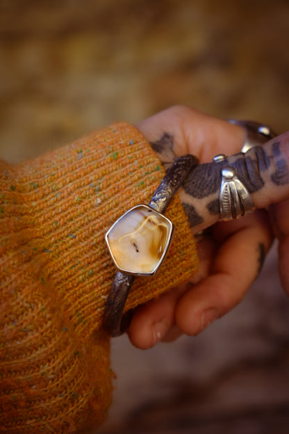 CANDYSHOP - Bracelet en Argent & Agate du Montana