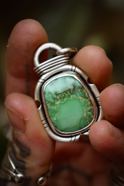 CARMEL - Pendentif Carmel Mountain Variscite