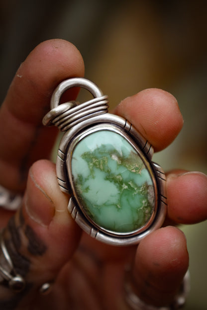 CARMEL - Pendentif Carmel Mountain Variscite