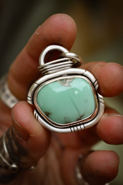 CARMEL - Pendentif Carmel Mountain Variscite