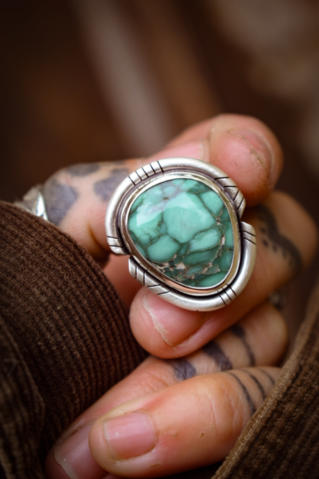 CARMEL - Bague T56 Variscite Carmel Mountain