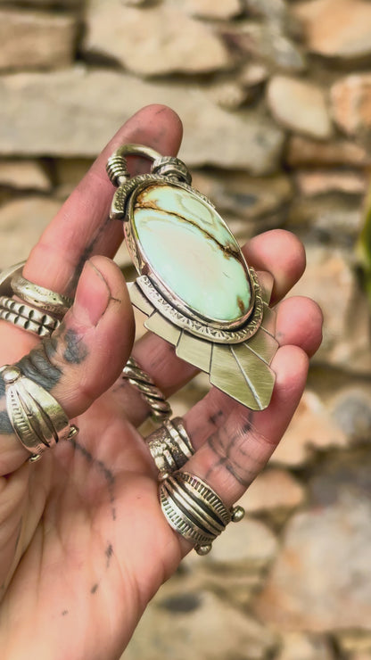 ALOE - Pendentif Aloe Variscite
