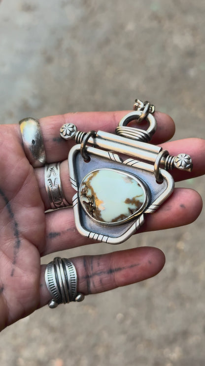 ALOE - Pendentif Aloé Variscite