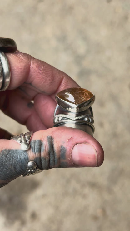 IMPÉRIALE - Bague réglable Topaze Impériale