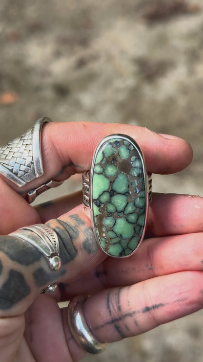 BLOOM - Bague T54 en Argent & Variscite Desert Bloom