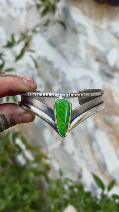 MANHATTAN - Bracelet en Argent & Turquoise Manhattan Green