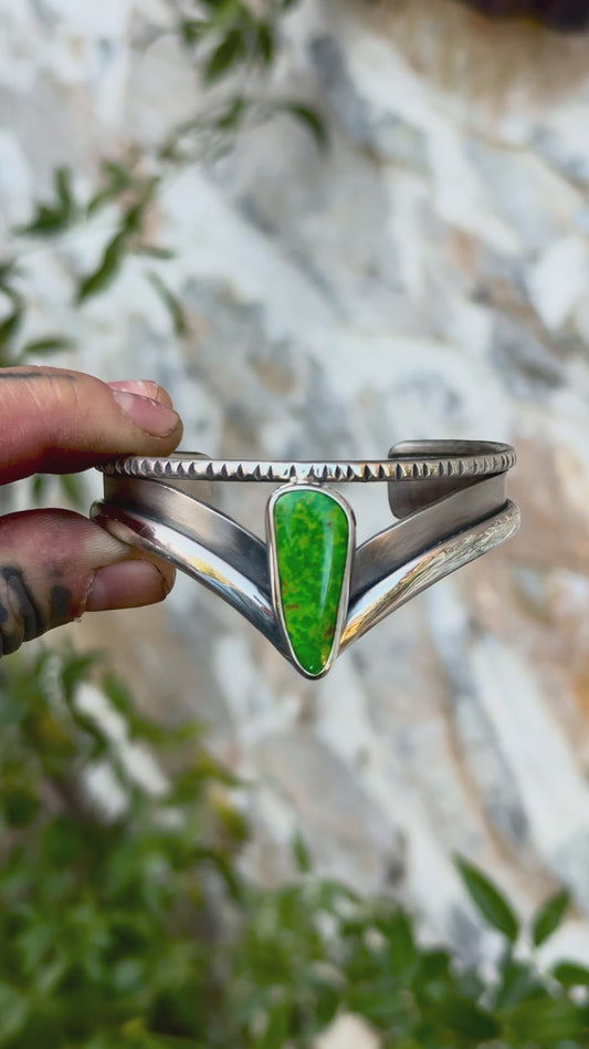 MANHATTAN - Bracelet en Argent & Turquoise Manhattan Green