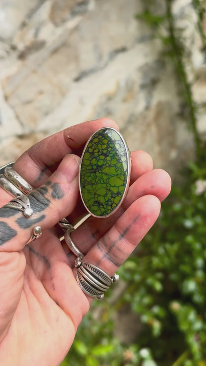 VERT - Bague T60 Turquoise Qingu