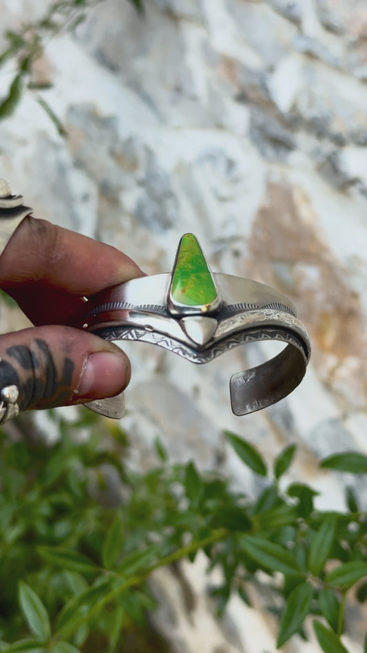 MANHATTAN - Bracelet en Argent & Turquoise Manhattan Green