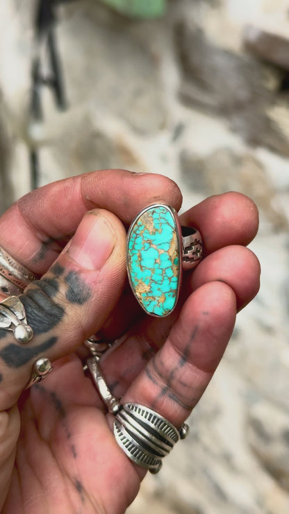 ROYSTON - Bague Turquoise Royston T56