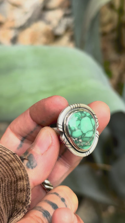 CARMEL - Bague T56 Variscite Carmel Mountain