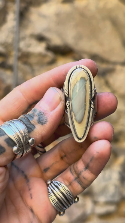 STARGATE - Bague Jaspe Impérial Taille 55