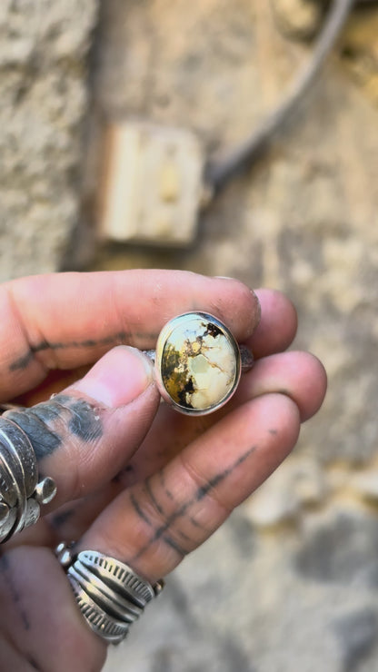 ALOE - Bague Variscite Aloé Taille 53