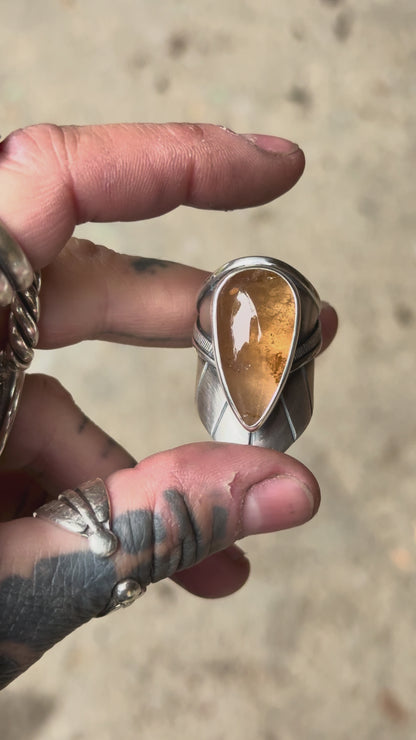 IMPÉRIALE - Bague réglable Topaze Impériale