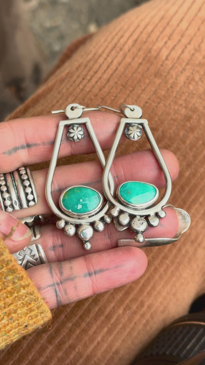 BOUKLASSES - Boucles d’oreilles en Argent & Turquoises