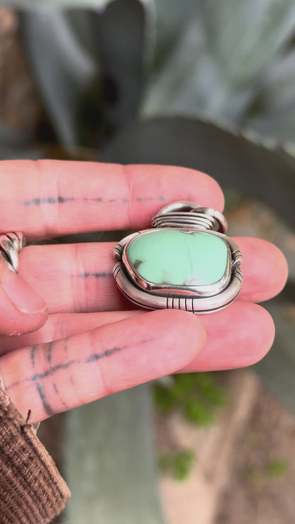 CARMEL - Pendentif Carmel Mountain Variscite